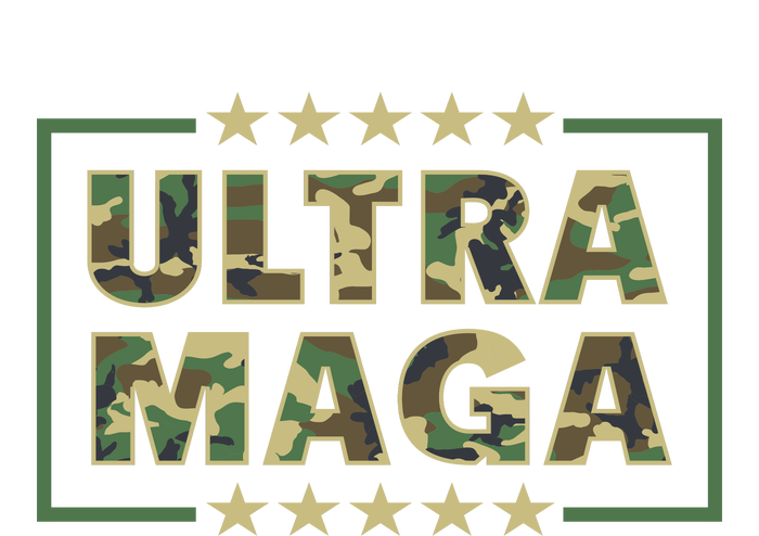 Ultra MAGA Military Camouflage Pro Donald Trump 2024 Poster