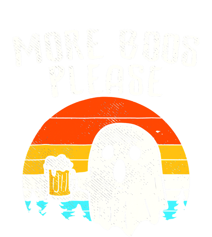 More Boos Please Ghost Beer Funny Halloween Beer Drinking Performance Sprint T-Shirt