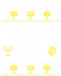 I Love You A Latke Great Gift Funny Chanukah Funny Gift Hanukkah Great Gift Zip Tote Bag