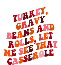 Groovy Cute Turkey Gravy Beans And Roll Thanksgiving T-Shirt