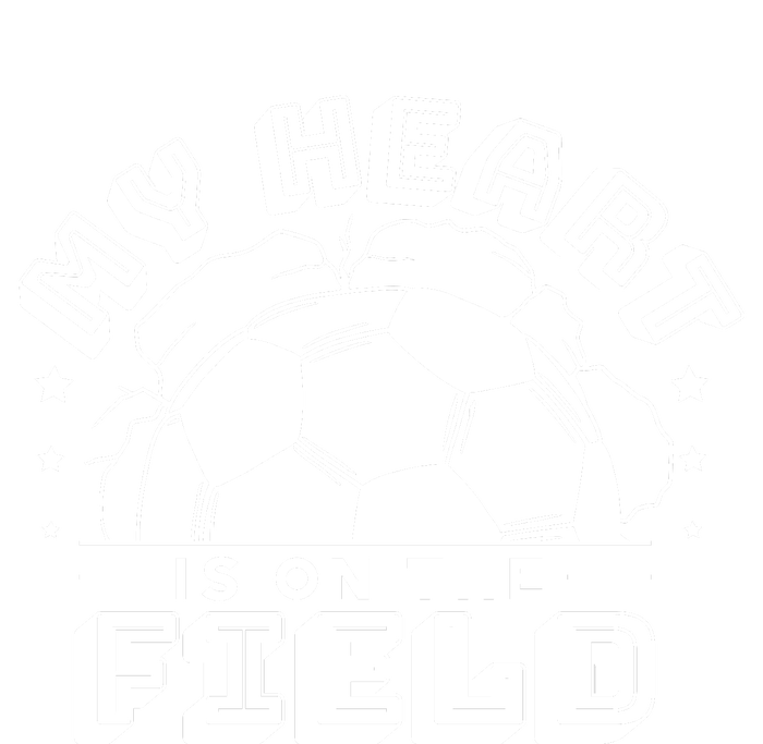 My Heart Is On The Field Soccer Baby Bodysuit