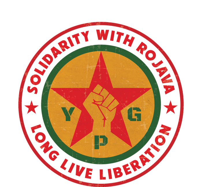 Solidarity With Rojava | Long Live Liberation | YPG Tall Sweatshirt