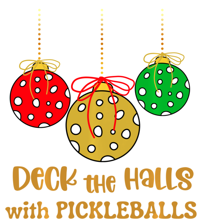 Christmas Pickleball Deck The Halls With Pickleballs Tall Sweatshirt