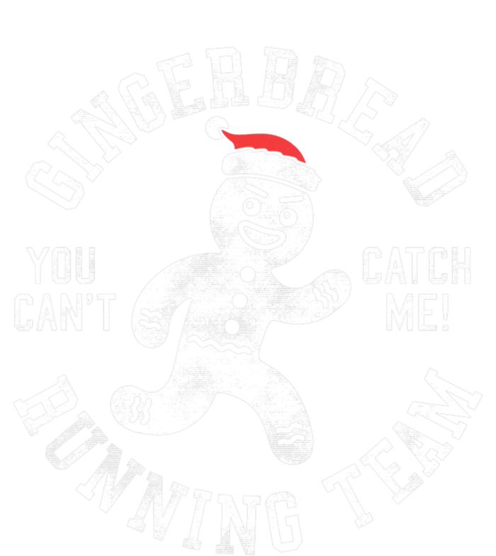 Trendy Gingerbread Running Team Christmas Humor Long Sleeve Pajama Set