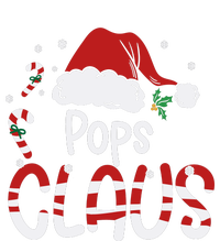 Funny Pops Claus Christmas Pajamas Santa Hat Costume Tie-Dye T-Shirt