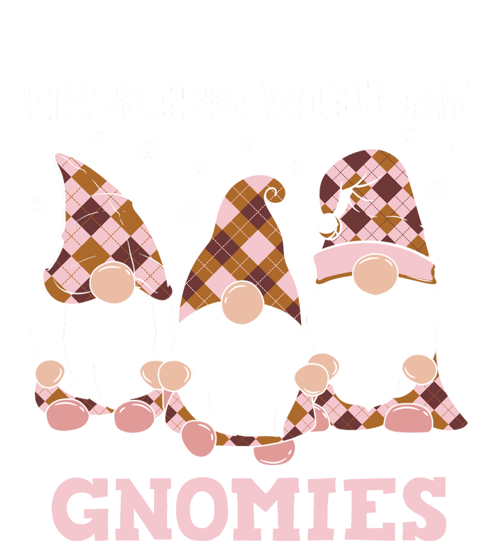 Christmas Hanging With Gnomies Gnome Pink Leopard Mousepad