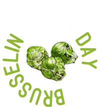 Every Day I'm Brusselin Gift Brussels Sprouts Vegan Pun Meme Gift Tank Top