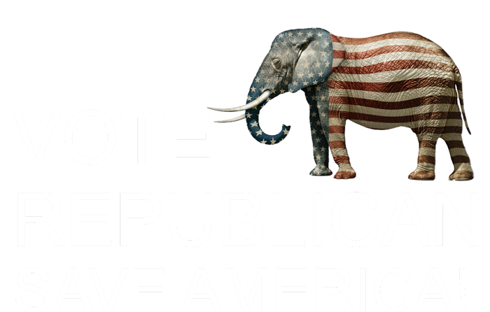 Vote Republican Save America Front and Back T-Shirt