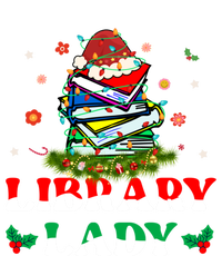 Christmas Library Lady Librarian Xmas Lights Books Gift Full-Length Apron With Pockets