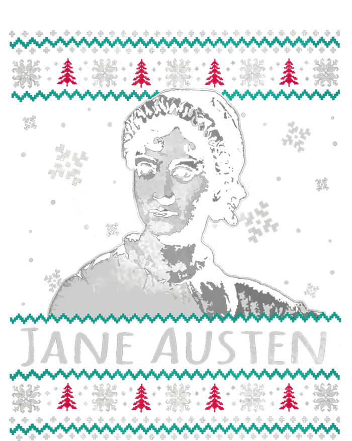 Jane Austen Ugly Christmas Sweater Design Xmas Book Lover Cool Gift Long Sleeve Shirt