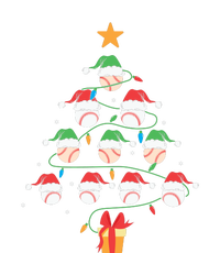 Christmas Baseball Tree Light Funny Xmas Sport Holiday Toddler Sweatshirt