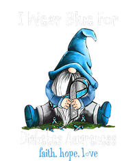 November Diabetes Awareness Funny Gnomes Wear Blue V-Neck T-Shirt