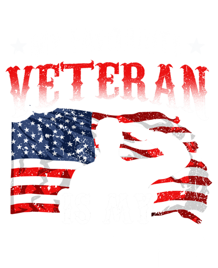 My Favorite Veteran Is My Husband Veteran's Day Veterans Gift Coaster