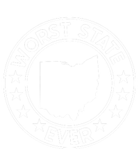 State Of Ohio Home State Lover Worst State Ever V-Neck T-Shirt