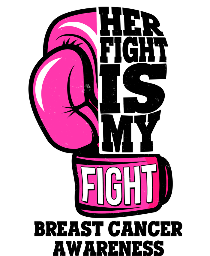 Breast Cancer Awareness Her Fight Is My Fight Boxing Glove Wool Snapback Cap