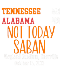 Not Today Saban Tennessee Sport Gameday Winner Tennessee Football Champion Short Acrylic Beanie