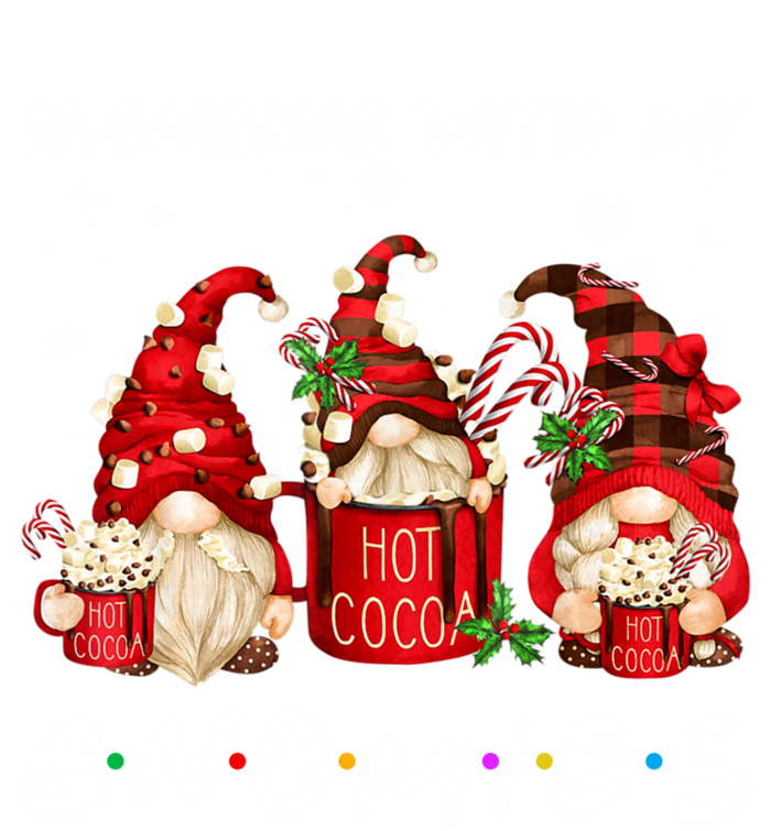 Hanging With My Gnomies Hot Cocoa Gnomes Chocolate Christmas Kids Tie-Dye T-Shirt