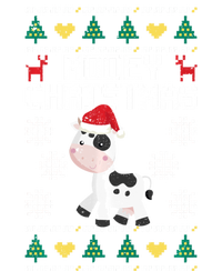 Mooey Christmas Cow Santa Claus Hat Xmas Farmer Animal Sweatshirt