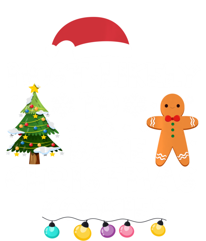 Most Likely To Bake Christmas Cookies Tie-Dye T-Shirt