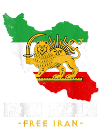 IRAN AZADI Iran Flag Map Lion Sun Sword Free Iran Revolution Women's Perfect Tri Rocker Tank