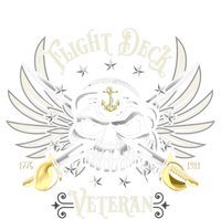 Retro Flight Deck Veteran Skull Naval Aviation T-Shirt