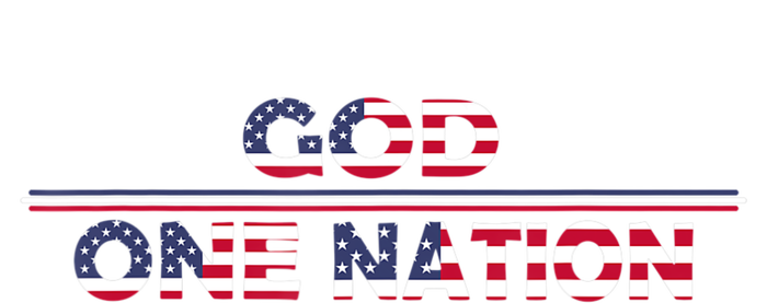 Vintage God One Nation Under Patriotic For Christian T-Shirt