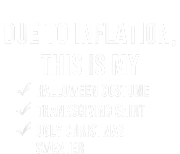 Due To Inflation This Is My Halloween Costume Generic Funny Women's Fleece Hoodie