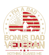 Vintage I'm A Dad Bonus Dad And A Veteran Womens CVC Long Sleeve Shirt