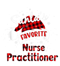 Funny Santa's Favorite Nurse Practitioner Christmas Pajama USA-Made Snowflake Beanie