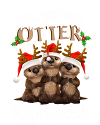 All Of The Otter Reindeer Christmas Funny Cute Gift Tall T-Shirt