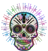 Colorful Sugar Skull Weapons T-Shirt