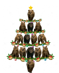 Bear Lover Xmas Tree Lights Santa Bear Christmas Funny Gift T-Shirt