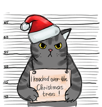 I Knocked Over The Christmas Tree Funny Cat Christmas Gift Short Acrylic Beanie