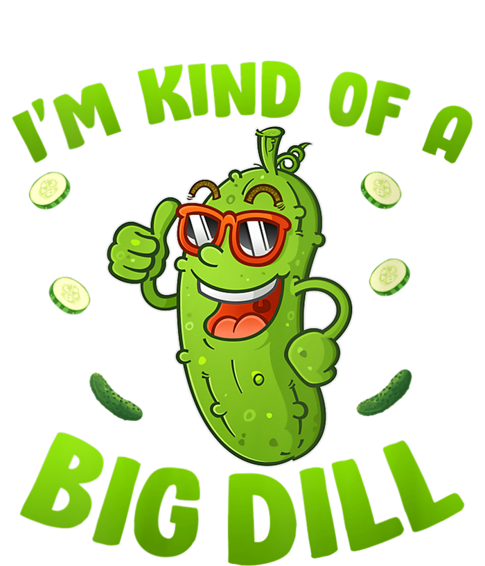 I'm Kind Of A Big Dill Pickle Cucumber Clothes VNeck Adult ChromaSoft Performance T-Shirt