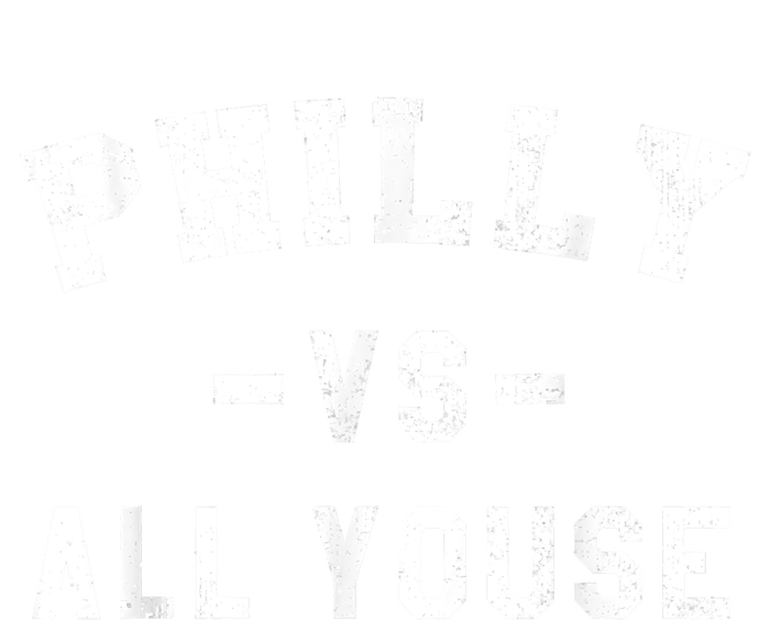 Philly Vs All Youse Funny Philadelphia Slang Retro Women's Tri-Blend 3/4-Sleeve Raglan Shirt