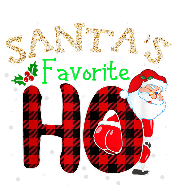 Christmas Santa's Favorite Ho Xmas Pajama Funny Naughty T-Shirt