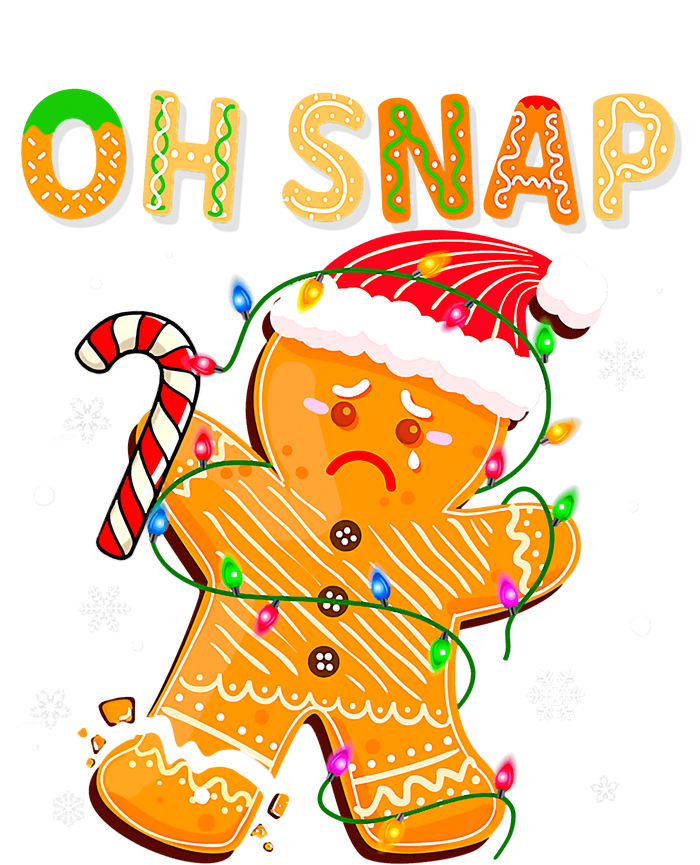 Oh Snap Gingerbread Man Christmas Cookie Costume Baking Team Valucap Bio-Washed Visor