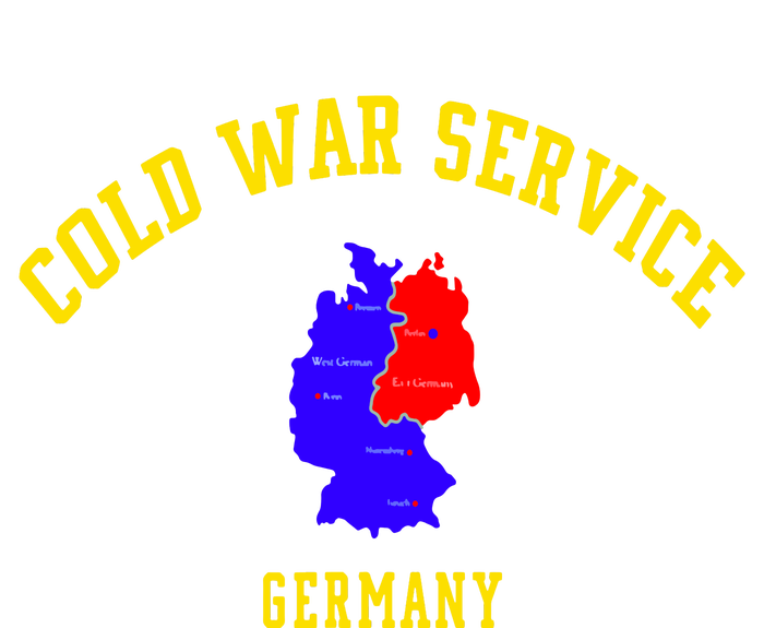 Cold War Service Germany Cold War Veteran Day Christmas Women's Racerback Tank