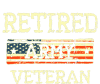 Army Retired Veteran Army American Flag Veteran Retirement T-Shirt