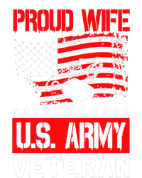 Proud Wife Of A U.S. Army Veteran Soldier Wife Premium T-Shirt