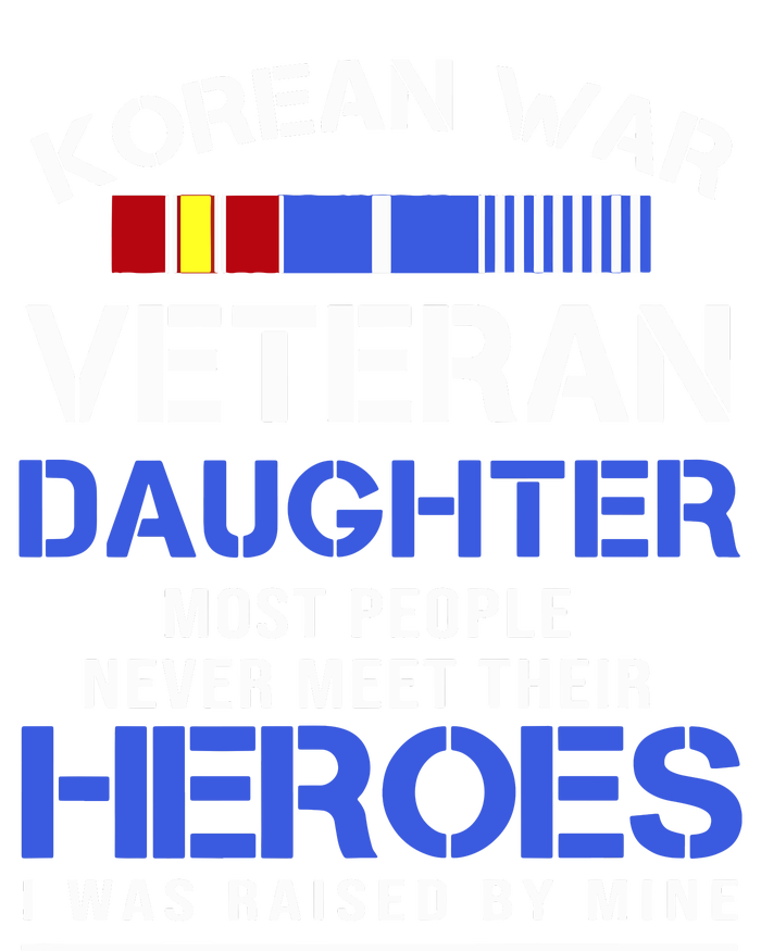 Korean War Veteran Daughter Gift For Daughter Women's V-Neck T-Shirt