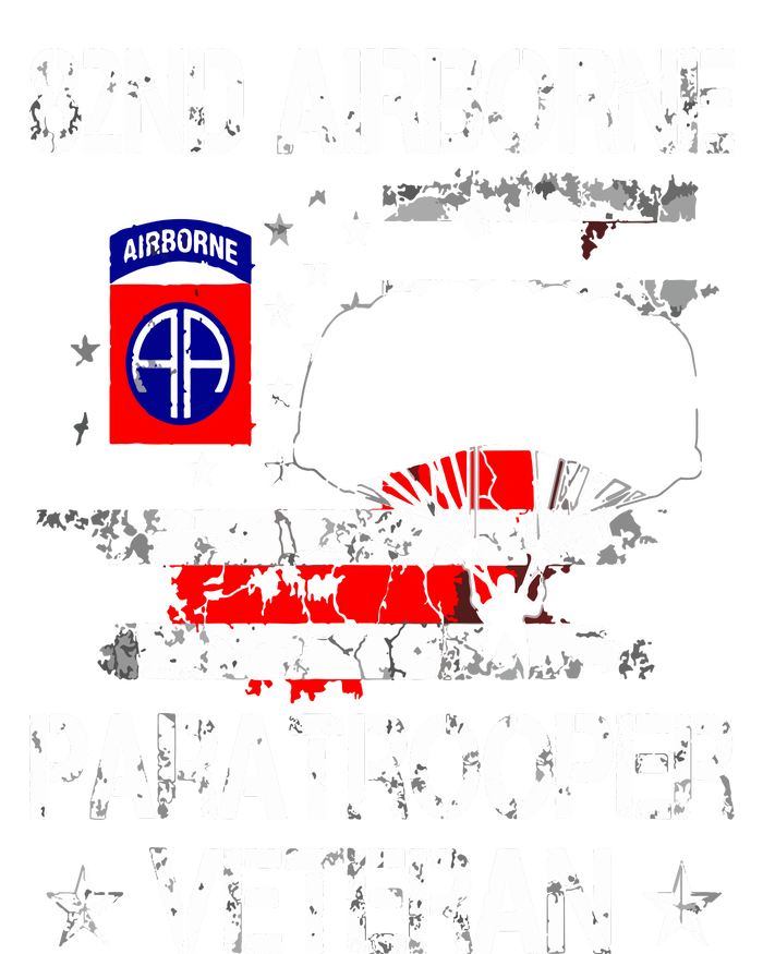 82nd Airborne Paratrooper Veteran Flag, Veterans Day Kids T-Shirt