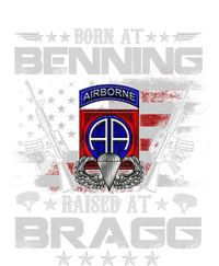 82nd Airborne Division Born At Ft Benning Raised Fort Bragg T-Shirt