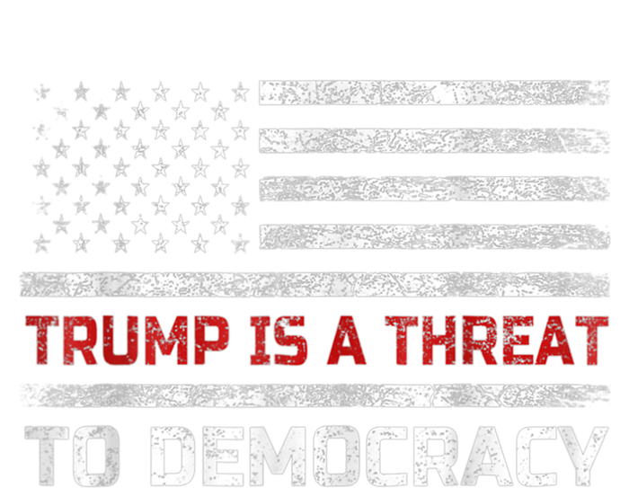 Trump Is A Threat To Democracy US Flag Anti Trump Vintage PosiCharge Competitor Tank