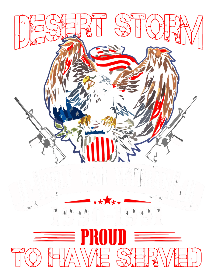 Desert Storm Veteran Pride Persian Gulf War Service Ribbo Women's V-Neck T-Shirt