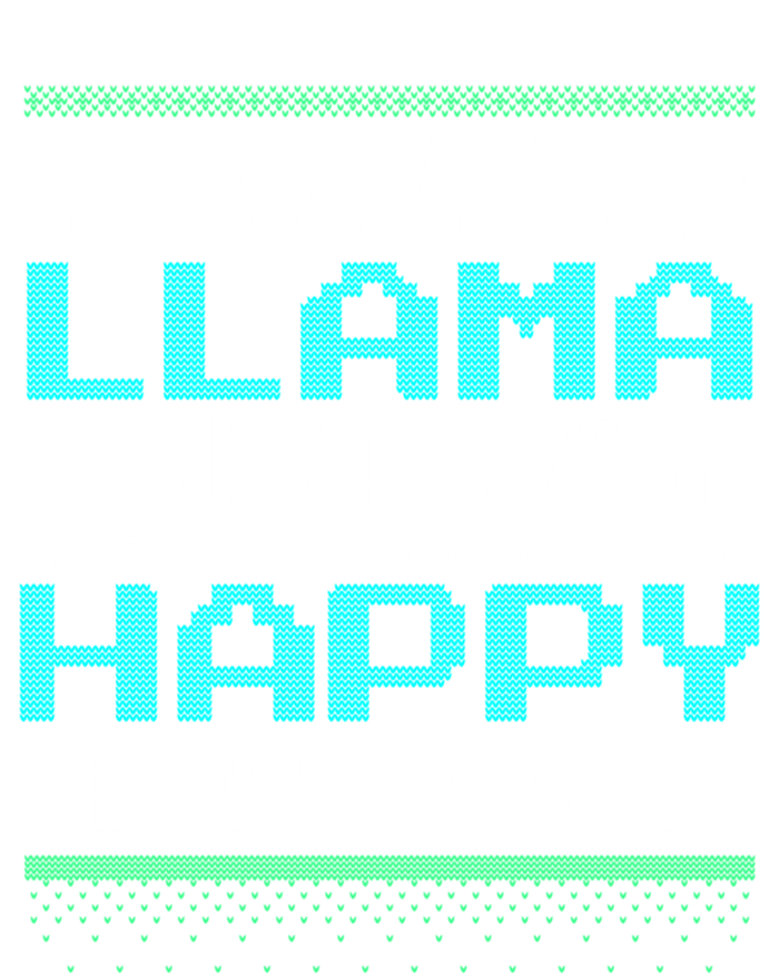 Llama Ugly Sweater Design Happy Llamakah Hannukah Gift T-Shirt