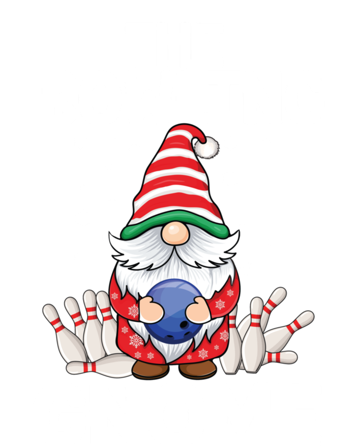 Funny Gnome Pajamas Bowling Gnome Xmas Cute Christmas Gnome Tie Dye Hoodie