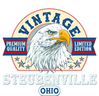 Vintage Steubenville Ohio Premium Quality Limited Edition Eagle Emblem Tie-Dye T-Shirt