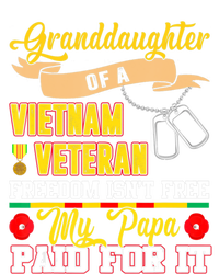 Proud Granddaughter Of Vietnam Veteran Freedom Isn't Free Short Acrylic Beanie