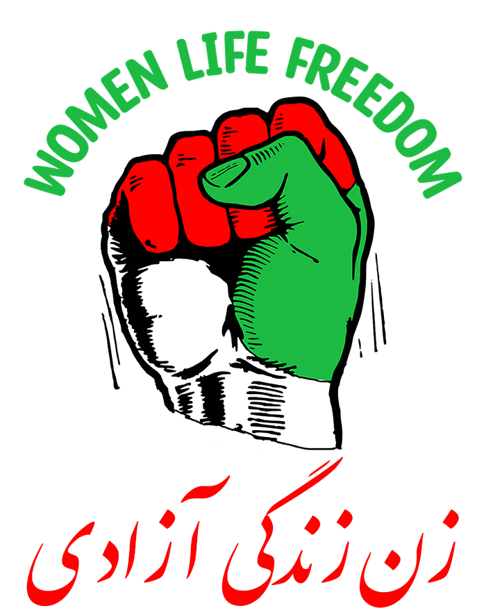 WOMEN LIFE FREEDOM Iran Flag Rise With  of Iran Tank Top